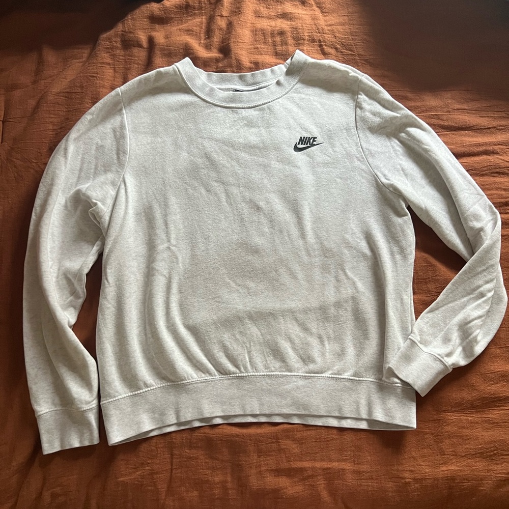 Nike Crewneck Sweatshirt Gray Sz Medium